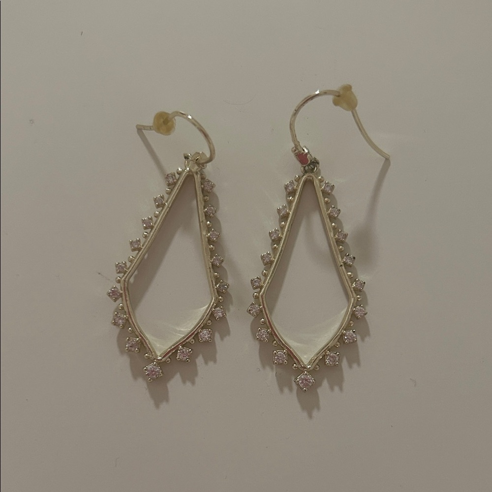 Kendra Scott gold drop earrings